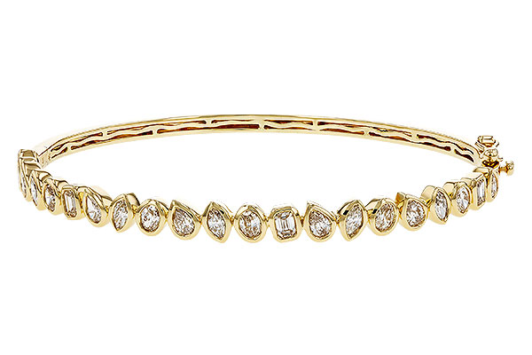 B310-98231: BANGLE 1.65 TW FANCY CUT DIAS