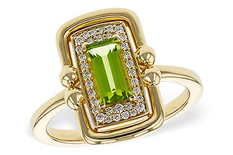 B310-99104: LDS RG .72 PERIDOT .84 TGW (8x4MM PER)