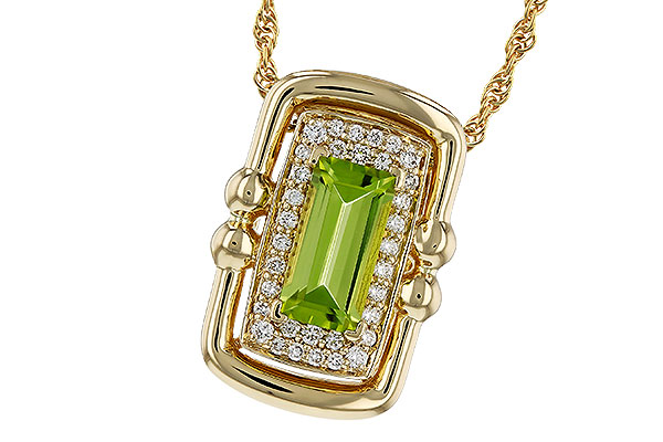 B310-99122: NECKLACE .72 PERIDOT .84 TGW (8x4MM PER)