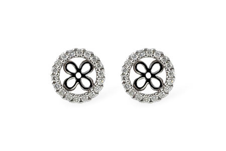 C223-67295: EARRING JACKETS .30 TW (FOR 1.50-2.00 CT TW STUDS)