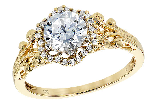 C224-58240: LDS SEMI DIA RG .09 TW (FOR .75 CTR)