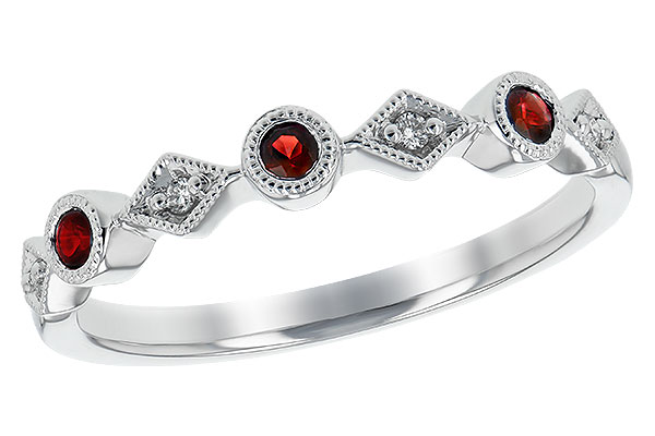 C225-45540: LDS WED RG .13 RUBY .16 TGW