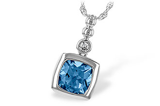 C225-50040: NECK 1.45 BLUE TOPAZ 1.49 TGW