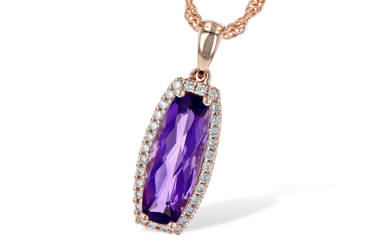 C226-43658: NECK 1.34 AMETHYST 1.46 TGW
