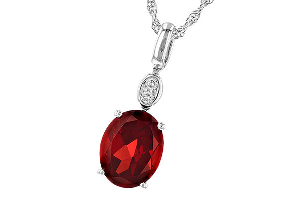 C226-43722: NECK 2.90 GARNET 2.93 TGW (10x8MM GAR)