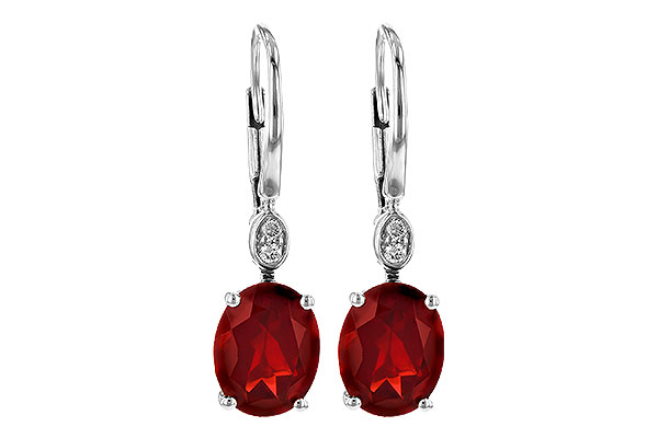 C226-44558: EARR 3.45 TW GARNET 3.50 TGW (9x7MM GAR)
