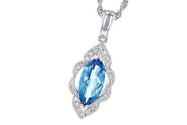C309-15531: NECK 1.26 BLUE TOPAZ 1.37 TGW