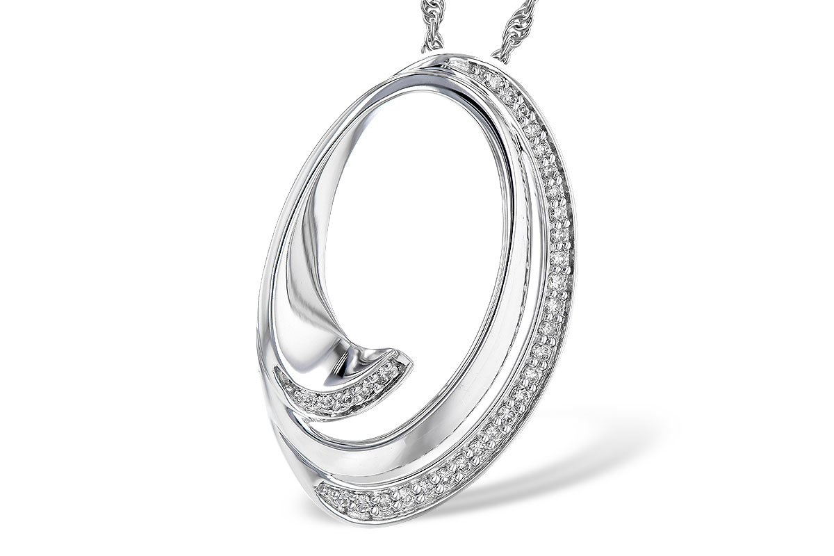 C309-16395: NECKLACE .14 TW