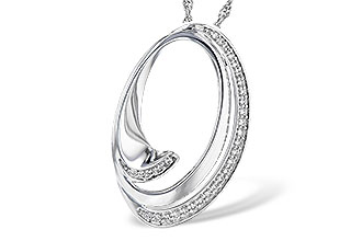 C309-16395: NECKLACE .14 TW