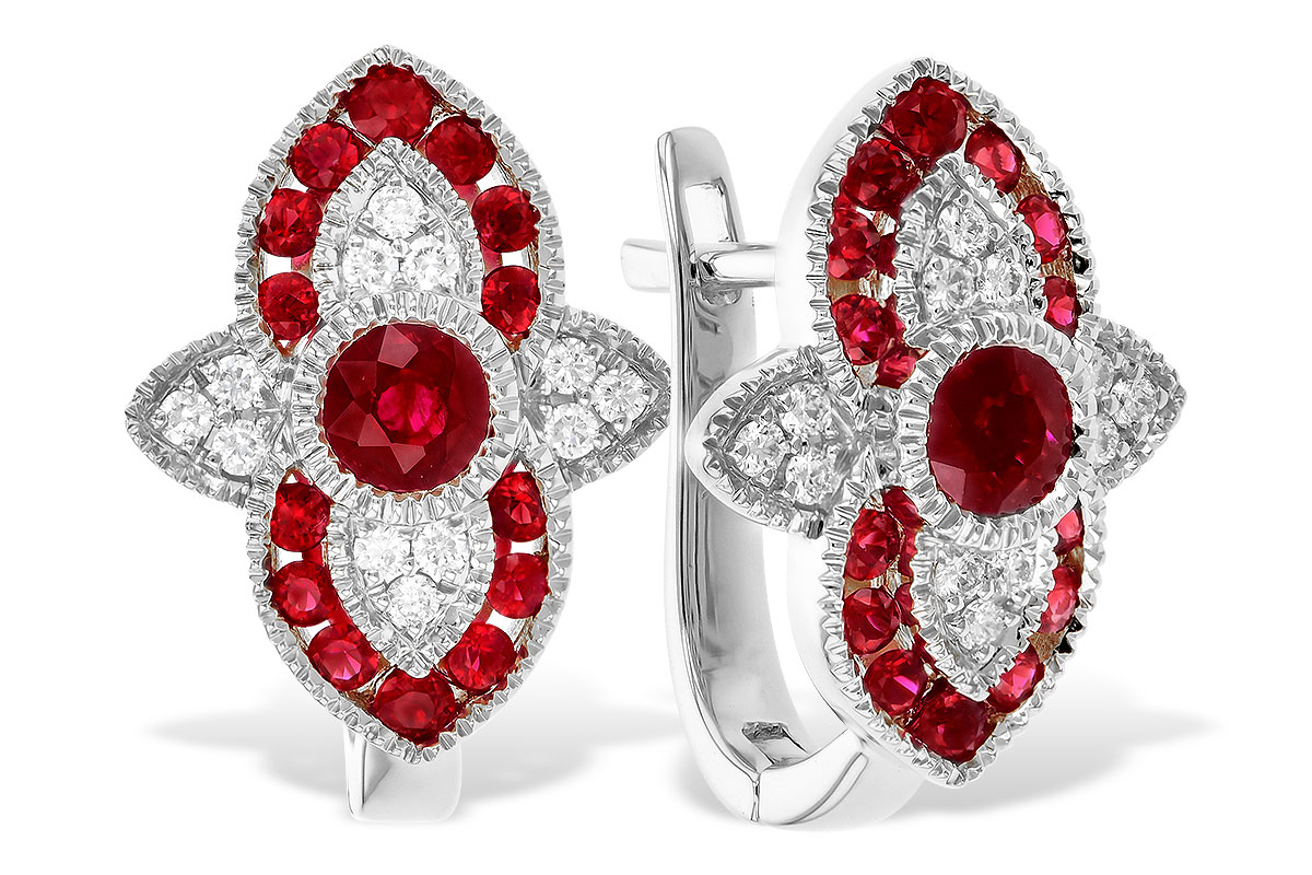 C310-00031: EARR .78 TW RUBY .90 TGW