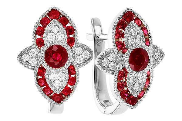 C310-00031: EARR .78 TW RUBY .90 TGW