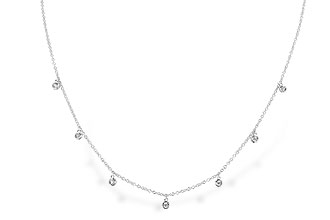 C310-00986: NECKLACE .12 TW (18")