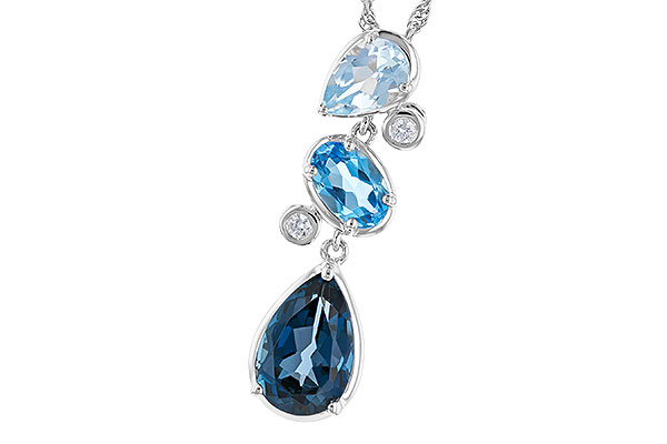 C310-02804: NECK 1.99 TW BLUE TOPAZ 2.02 TGW