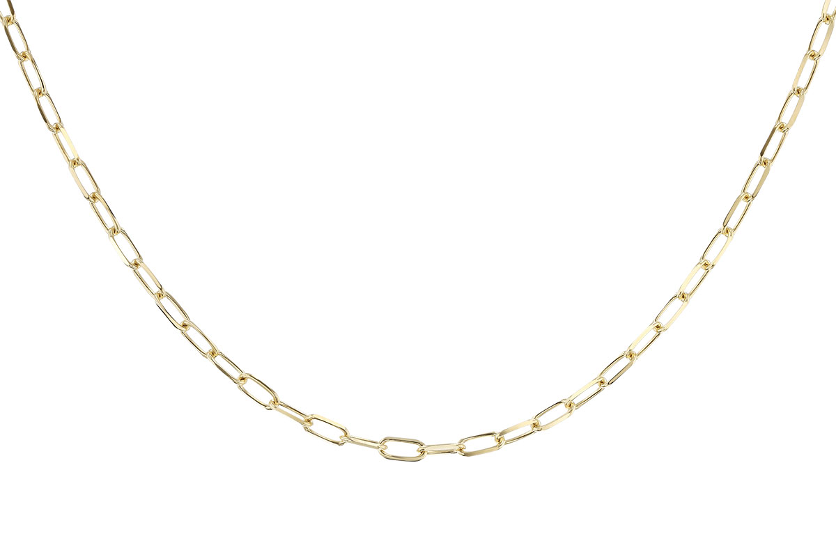 C310-05504: PAPERCLIP MD (8IN, 3.10MM, 14KT, LOBSTER CLASP)
