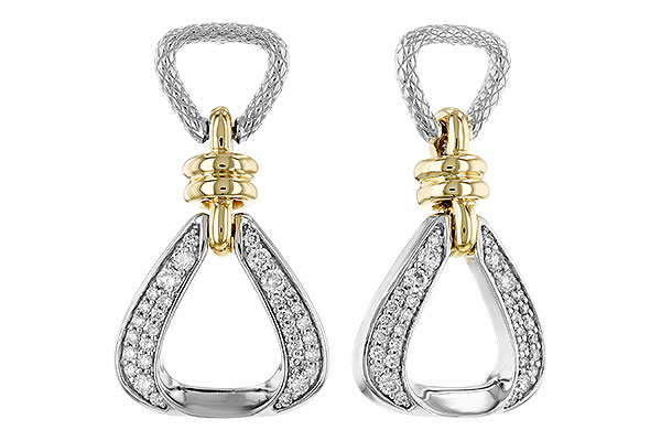C310-07286: EARRINGS .50 TW