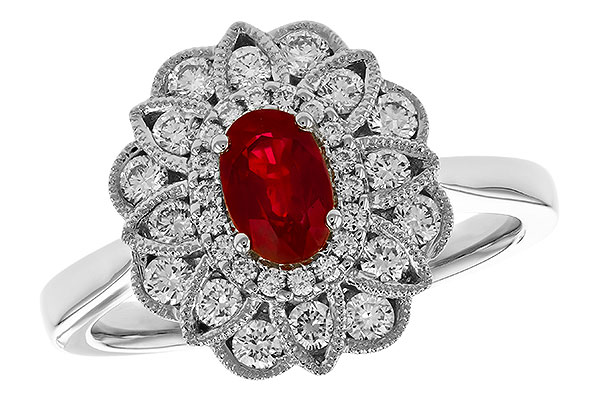 C310-07304: LDS RG .55 TW RUBY 1.07 TGW (6x4MM RUBY)