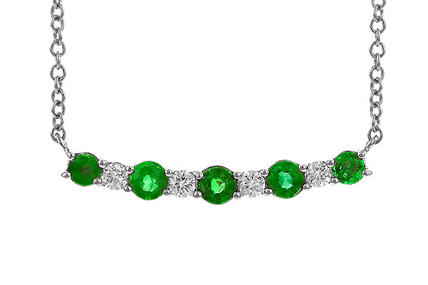 C310-07313: NECK .43 TW EMERALD .55 TGW