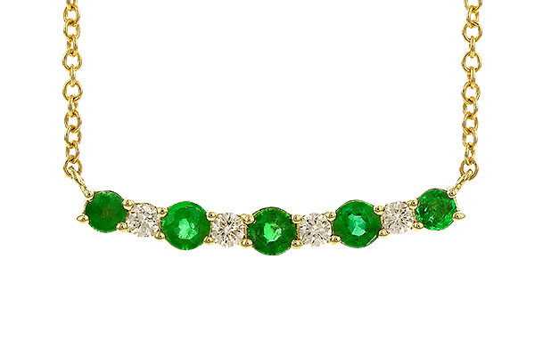 C310-07313: NECK .43 TW EMERALD .55 TGW