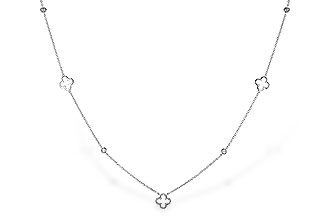 C310-92777: NECKLACE .20 TW (18")