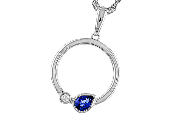 C310-92804: NECKLACE .26 SAPPHIRE .28 TGW