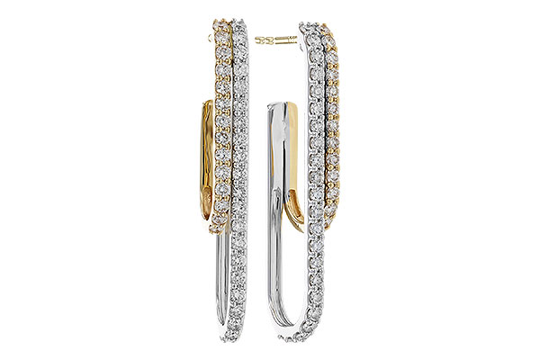 C310-93649: EARRING .98 TW