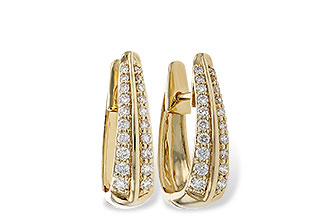 C310-93677: EARRINGS .50 TW