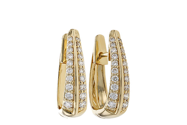 C310-93677: EARRINGS .50 TW