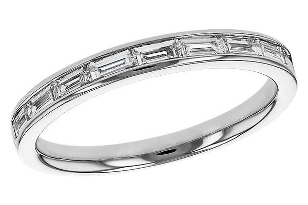 C311-81831: LDS DIA WED RG .44 TW BAGUETTES