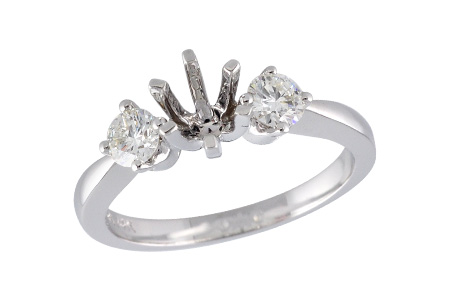 D041-84567: LDS SEMI DIA RING .40 TW