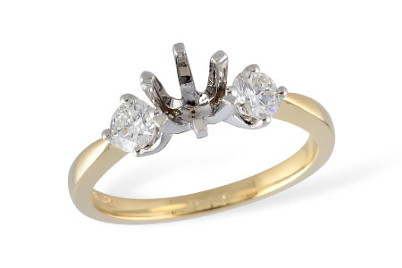 D041-84567: LDS SEMI DIA RING .40 TW