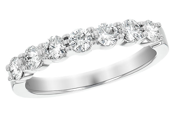 D129-14631: LDS DIA WED RG .75 TW (7 STONES)