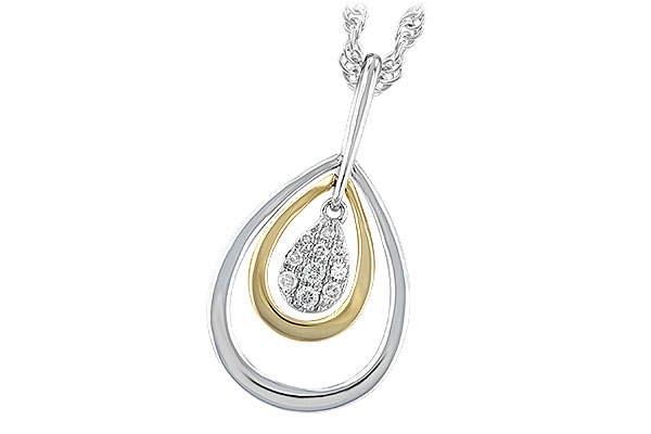 D220-03722: NECKLACE .04 TW