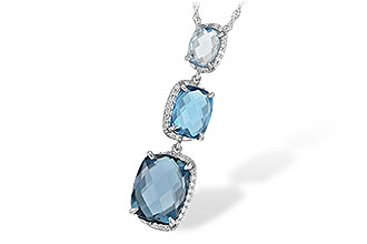 D224-60967: NECK 8.71 BLUE TOPAZ 8.89 TGW