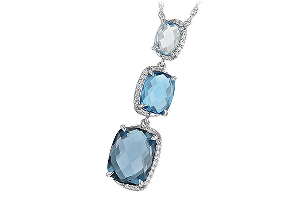 D224-60967: NECK 8.71 BLUE TOPAZ 8.89 TGW