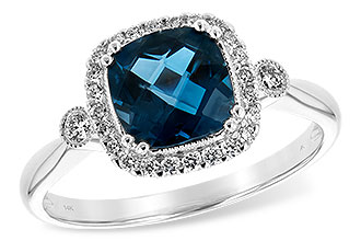D225-46386: LDS RG 1.62 LONDON BLUE TOPAZ 1.78 TGW (7MM LBT)