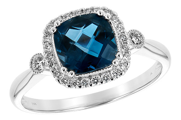 D225-46386: LDS RG 1.62 LONDON BLUE TOPAZ 1.78 TGW (7MM LBT)