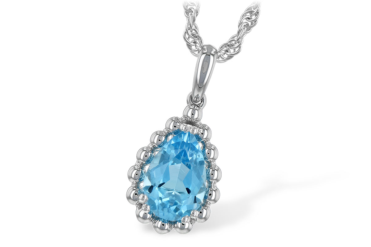 D225-49167: NECKLACE 1.55 CT BLUE TOPAZ