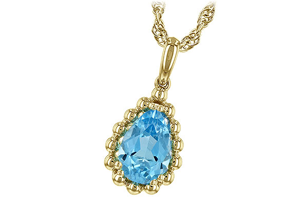 D225-49167: NECKLACE 1.55 CT BLUE TOPAZ