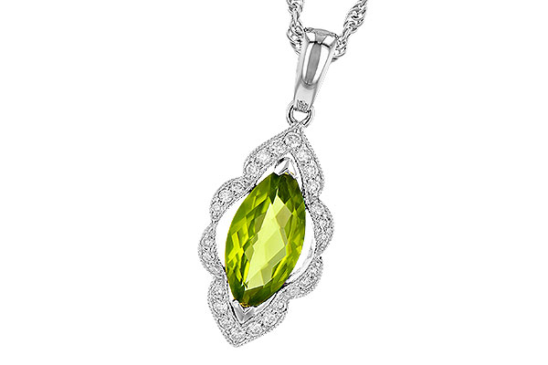 D226-41886: NECK .94 PERIDOT 1.05 TGW