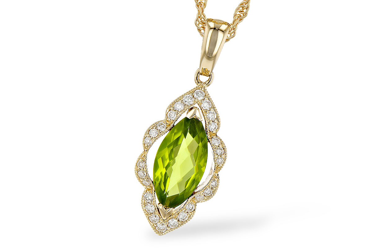 D226-41886: NECK .94 PERIDOT 1.05 TGW