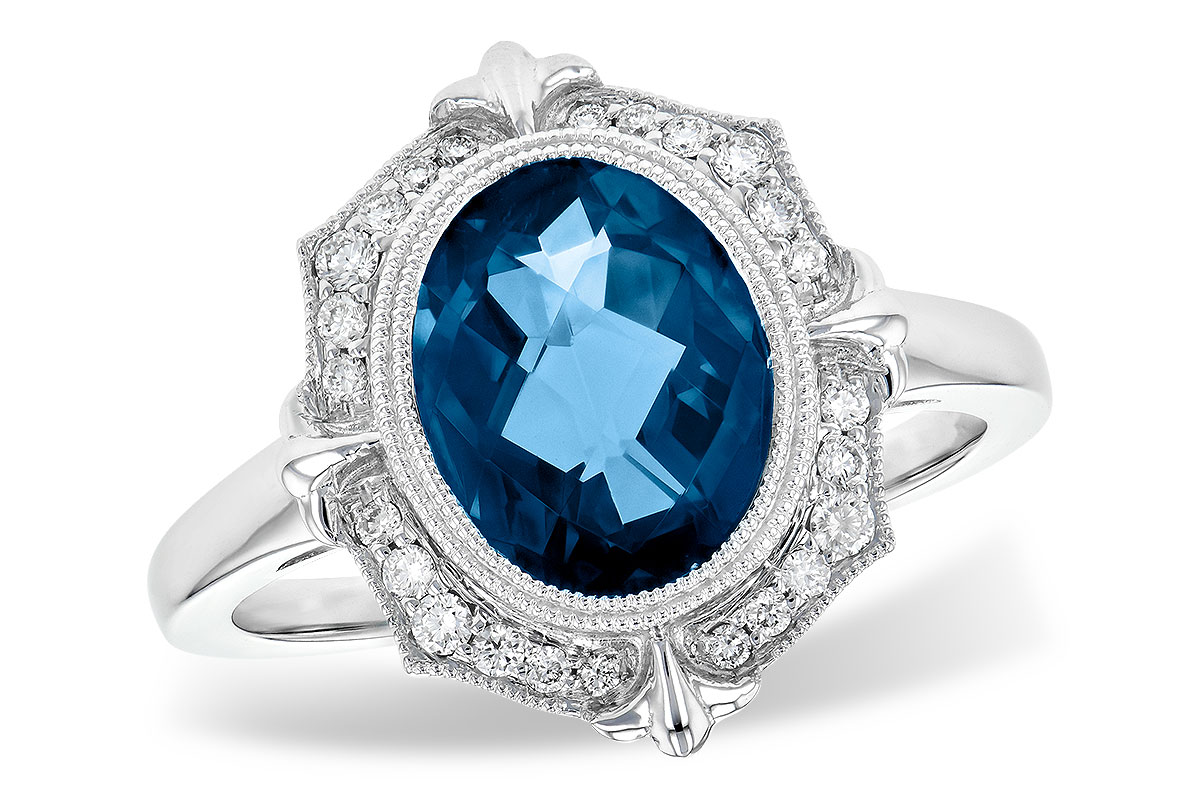 D226-43649: LDS RG 3.00 LONDON BLUE TOPAZ 3.16 TGW