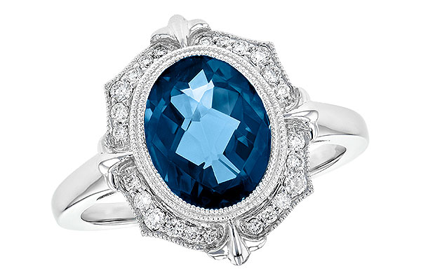 D226-43649: LDS RG 3.00 LONDON BLUE TOPAZ 3.16 TGW