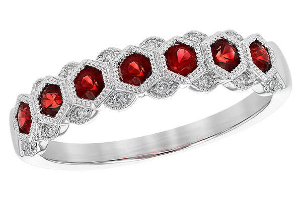 D226-44595: LDS WED RG .52 RUBY .59 TGW