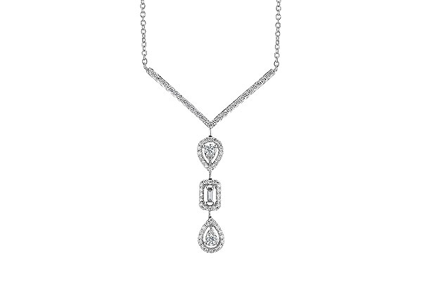 D309-12758: NECK .04 BAGUETTE .50 TW