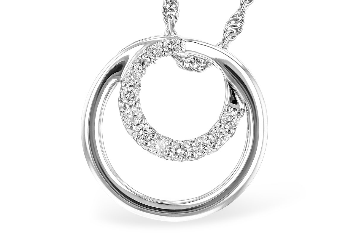 D309-15513: NECKLACE .15 TW
