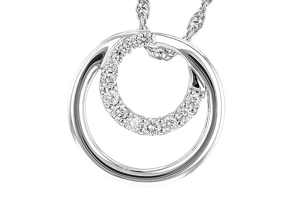 D309-15513: NECKLACE .15 TW