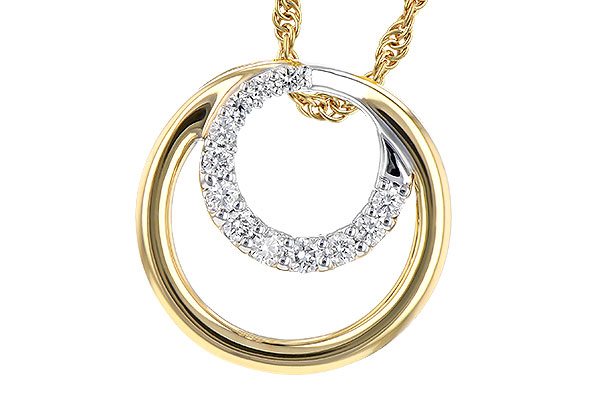D309-15513: NECKLACE .15 TW