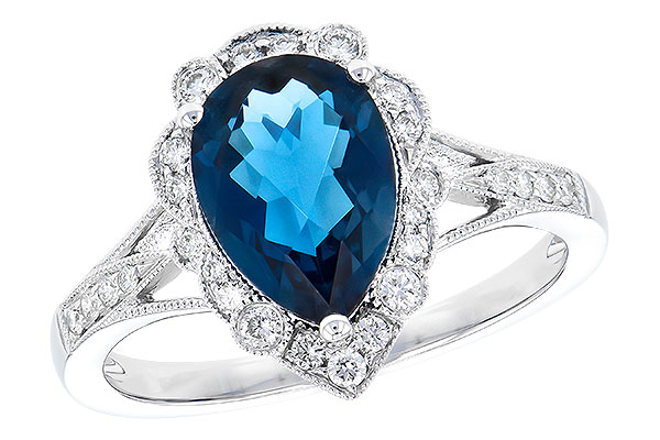 D309-15531: LDS RG 2.25 LONDON BLUE TOPAZ 2.47 TGW (10x7 PS)