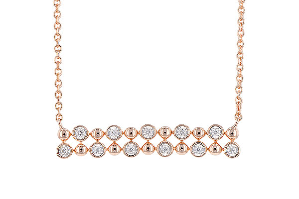 D309-16395: NECKLACE .12 TW