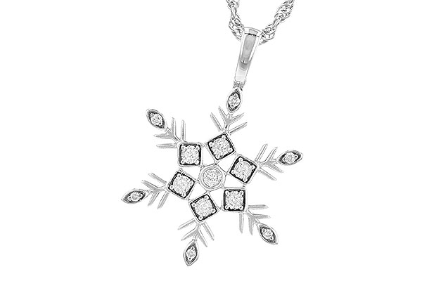D309-17358: NECKLACE .07 TW